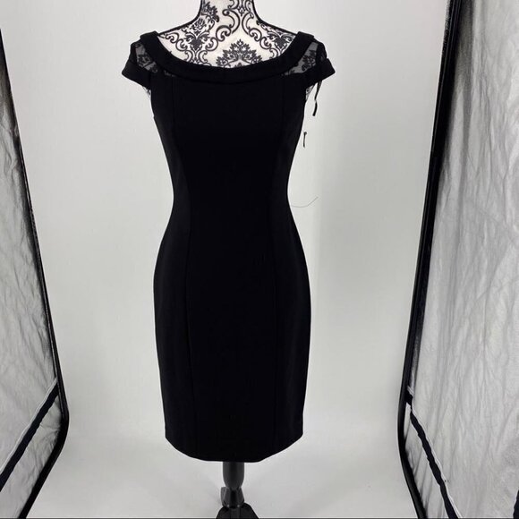 Walter Baker Eve Off-the-Shoulder Fitted Top maroon cap sleeve. Size Small - Picture 4 of 9